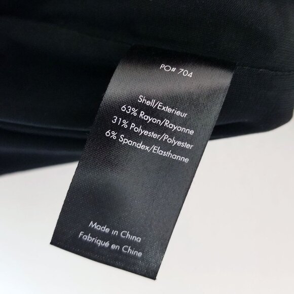 Elizabeth and James Blaise Ruched Dress M Black Sexy Bodycon LBD Designer $375 - Picture 9 of 13